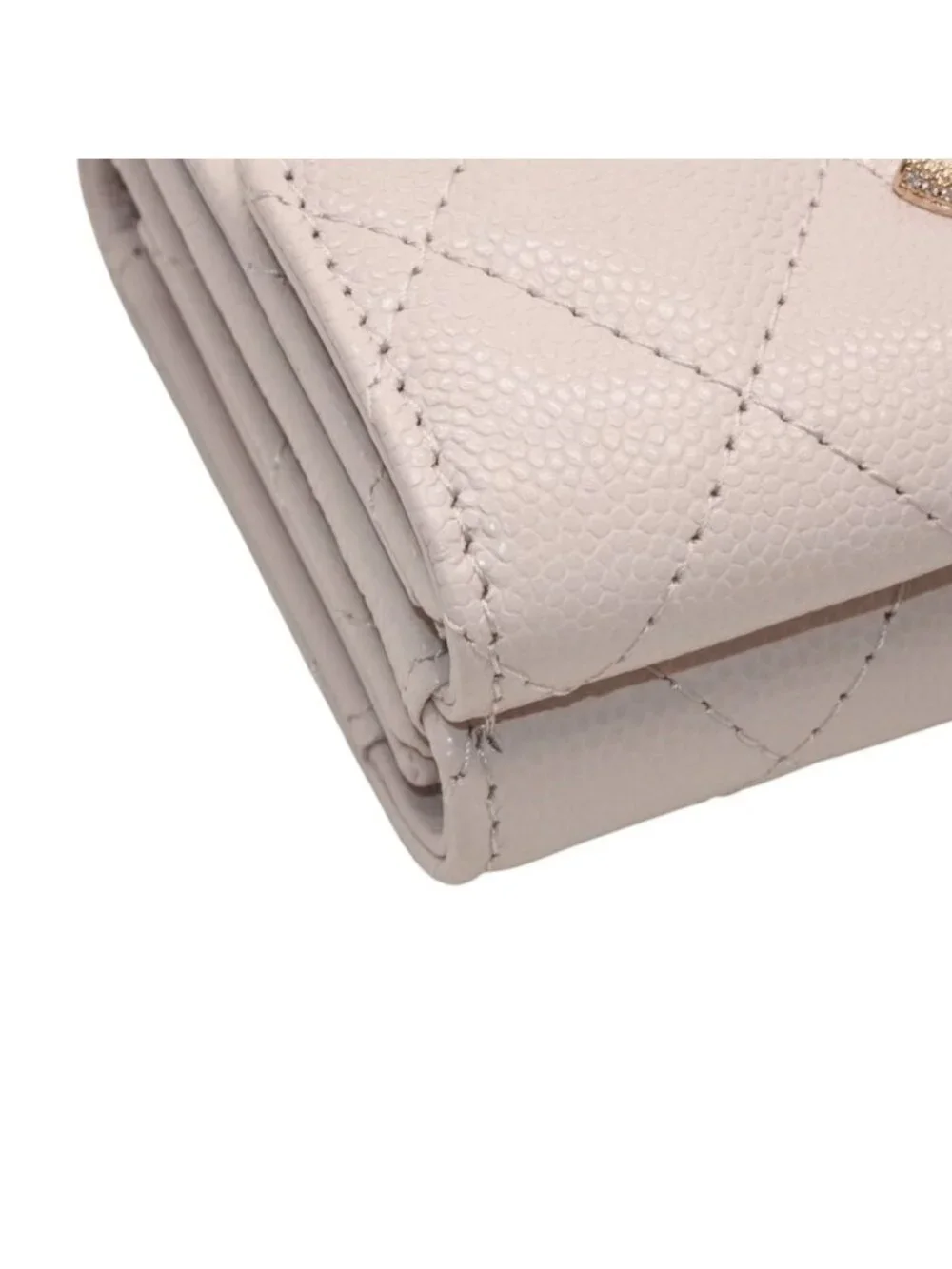Chanel Classic Small Flap Wallet Base CC Logo Caviar Leather Pink